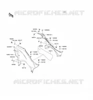 CACHE LAT&Eacute;RAL pour Kawasaki KVF650 4X4I 2010