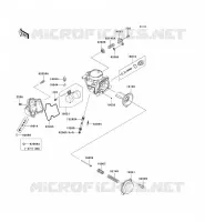 PI&Egrave;CES DE CARBURATEUR pour Kawasaki KVF650 4X4I 2010