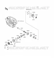 PIGNON CONIQUE AVANT pour Kawasaki KVF650 4X4I 2010
