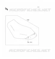 SELLE pour Kawasaki KVF650 4X4I 2010