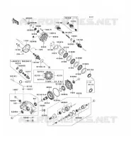ARBRE DE TRANSMISSION(ARRI&Egrave;RE) pour Kawasaki KVF650 4X4I 2012