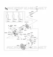 VARIATEUR( VF650AE000350) pour Kawasaki KVF650 4X4I 2012