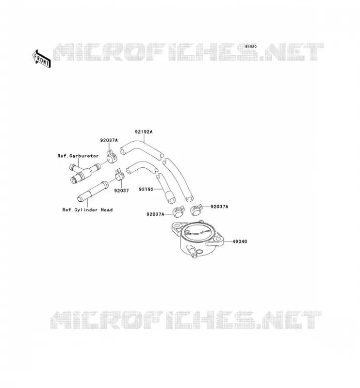 POMPE A ESSENCE Kawasaki QUAD 650 2012 KVF650 4X4I  KVF650FCS