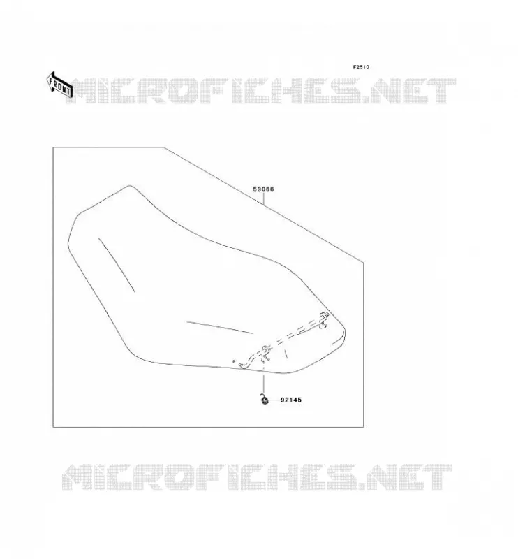 SELLE Kawasaki QUAD 650 2013 KVF650 4X4I  KVF650FDF