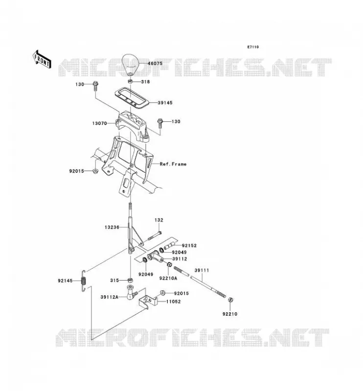 CONTROLE Kawasaki QUAD 650 2006 KVF650 4X4I  KVF650G6F