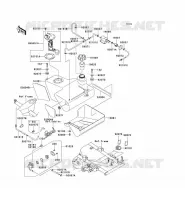 RESERVOIR CARBURANT pour Kawasaki KVF700 4X4 2004
