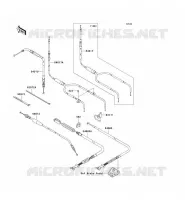 CABLES pour Kawasaki KVF750 4X4 2006