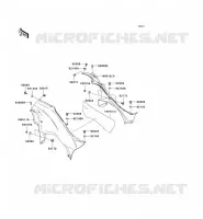 CACHE LAT&Eacute;RAL pour Kawasaki KVF750 4X4 2006