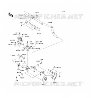 &Eacute;CHAPPEMENT( JKAVFDA1 6B503806) pour Kawasaki KVF750 4X4 2006