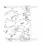 GUIDON pour Kawasaki KVF750 4X4 2006