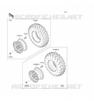 PNEUS pour Kawasaki KVF750 4X4 2006