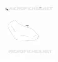 SELLE pour Kawasaki KVF750 4X4 2006