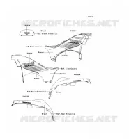 STICKER(VERT)(EU,UK) pour Kawasaki KVF750 4X4 2006