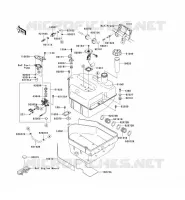 RESERVOIR CARBURANT pour Kawasaki KVF750 4X4 2006
