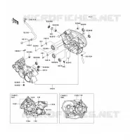CARTER MOTEUR(S) pour Kawasaki KVF750 4X4I 2007