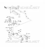 &Eacute;CHAPPEMENT( JKAVFDB1 6B503806) pour Kawasaki KVF750 4X4I 2007