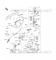 GUIDON pour Kawasaki KVF750 4X4I 2007