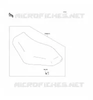 SELLE pour Kawasaki KVF750 4X4I 2007