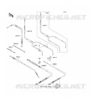 CABLES pour Kawasaki KVF750 4X4I 2007