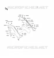 CACHE LAT&Eacute;RAL pour Kawasaki KVF750 4X4I 2007