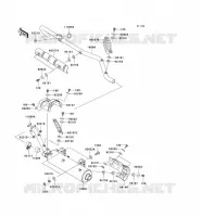&Eacute;CHAPPEMENT(JKAVFDB1 6B503807 ) pour Kawasaki KVF750 4X4I 2007