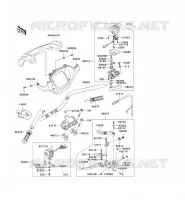 GUIDON pour Kawasaki KVF750 4X4I 2007