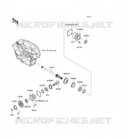 PIGNON CONIQUE AVANT pour Kawasaki KVF750 4X4I 2007