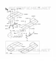 PORTE BAGAGE (S) pour Kawasaki KVF750 4X4I 2007