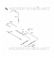 CABLES pour Kawasaki KVF750 4X4I 2009