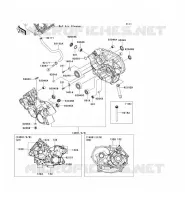 CARTER MOTEUR(S) pour Kawasaki KVF750 4X4I 2009