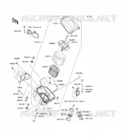 FILTRE A AIR pour Kawasaki KVF750 4X4I 2009