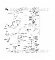 GUIDON pour Kawasaki KVF750 4X4I 2009
