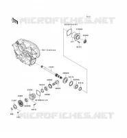 PIGNON CONIQUE AVANT pour Kawasaki KVF750 4X4I 2009