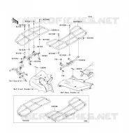 PORTE BAGAGE (S) pour Kawasaki KVF750 4X4I 2009