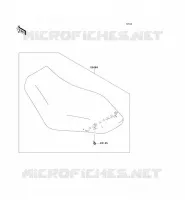 SELLE pour Kawasaki KVF750 4X4I 2009