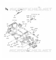 SUPPORT MOTEUR pour Kawasaki KVF750 4X4I 2009