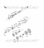 TRANSMISSION pour Kawasaki KVF750 4X4I 2009