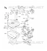 RESERVOIR CARBURANT pour Kawasaki KVF750 4X4 EPS 2012