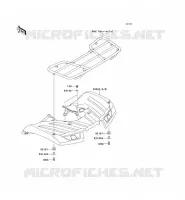 GARDE BOUE ARRI&Egrave;RE pour Kawasaki KVF750 4X4 EPS 2013