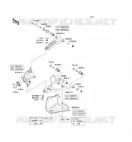 AMORTISSEUR AVANT pour Kawasaki KVF750 4X4I EPS 2013