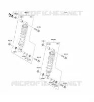 AMORTISSEUR pour Kawasaki KVF750 4X4I EPS 2013