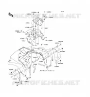 BAVETTE pour Kawasaki KVF750 4X4I EPS 2013