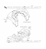 CATADIOPTRES(CN) pour Kawasaki KVF750 4X4I EPS 2013
