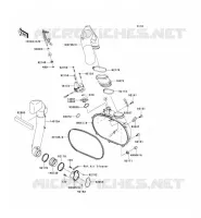 COUVERCLE CONVERTISSEUR pour Kawasaki KVF750 4X4I EPS 2013