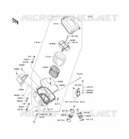 FILTRE A AIR pour Kawasaki KVF750 4X4I EPS 2013