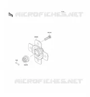 MOYEU ARRIERE pour Kawasaki KVF750 4X4I EPS 2013