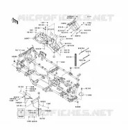 PIECE DE CADRE (COUVERTURE) pour Kawasaki KVF750 4X4I EPS 2013