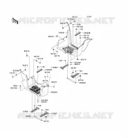 REPOSE PIED pour Kawasaki KVF750 4X4I EPS 2013
