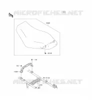 SELLE pour Kawasaki KVF750 4X4I EPS 2013