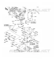 SUSPENSION ARRI&Egrave;RE pour Kawasaki KVF750 4X4I EPS 2013